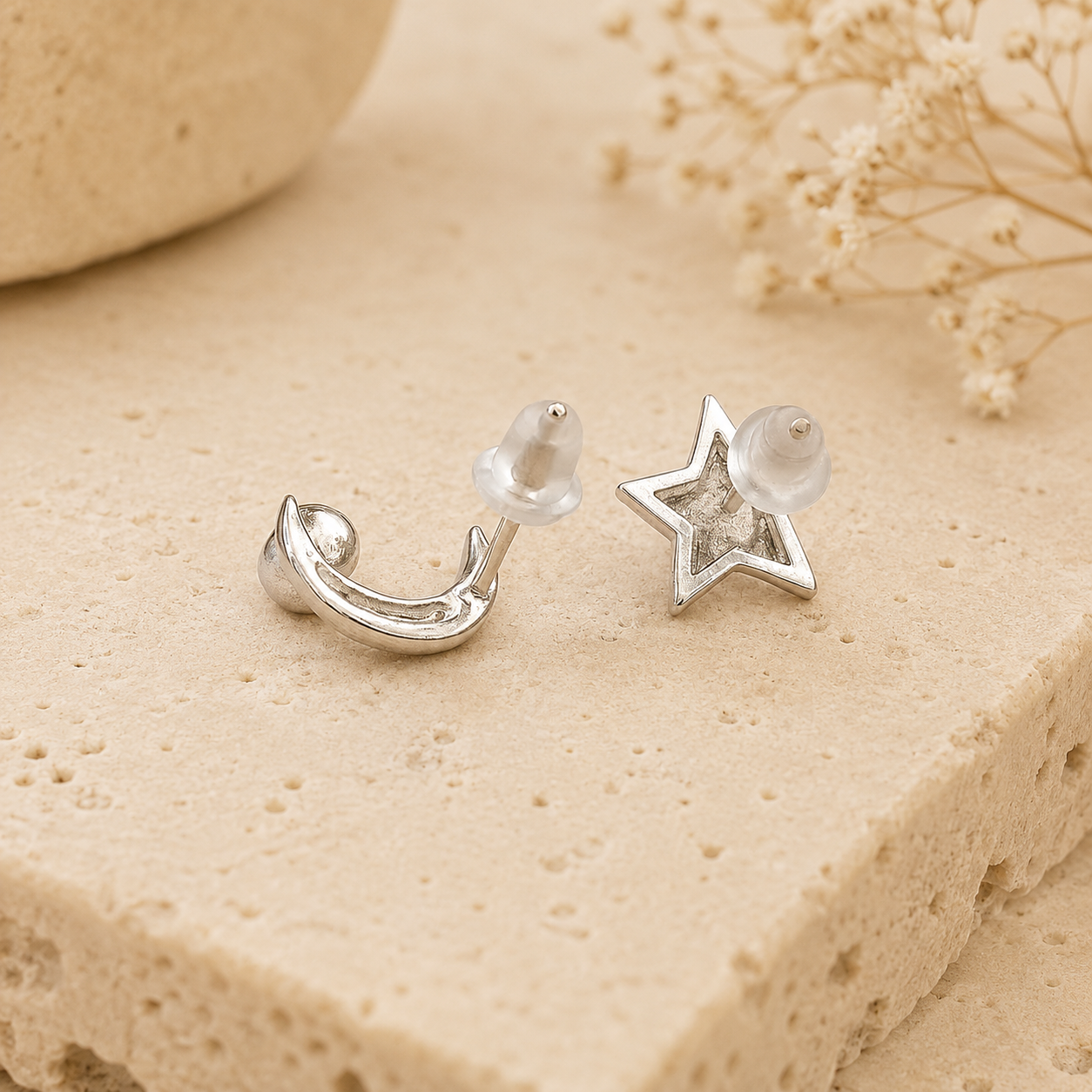 Boucles d'Oreilles en Labradorite & Argent - Clarté Céleste