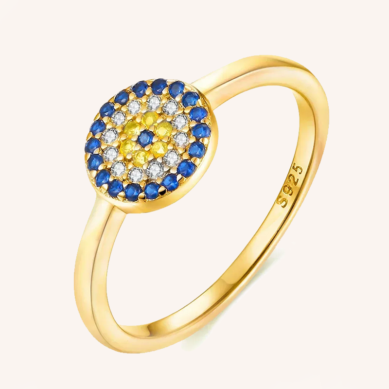 Bague Œil Bleu de Protection
