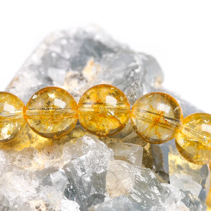 Bracelet "Abondance" en Citrine