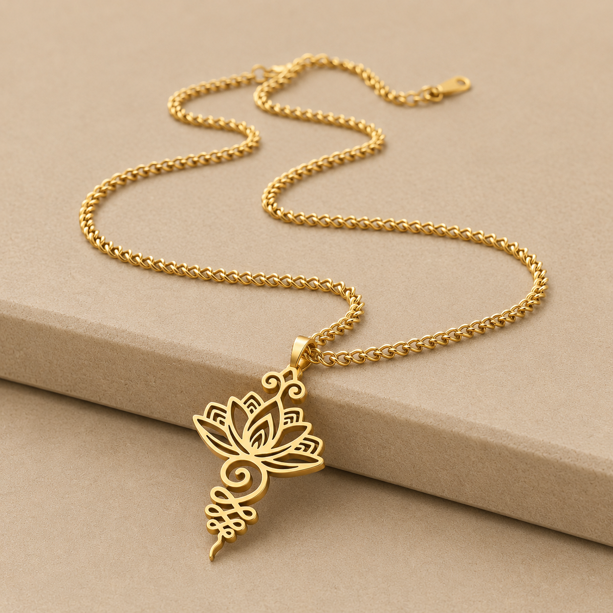 Collier Pendentif - Lotus Unalome