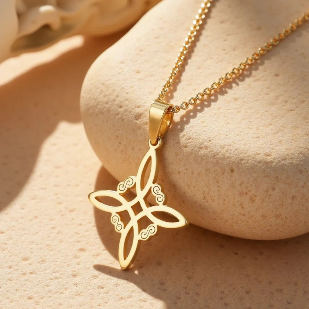 Collier "Égide Sacrée" - Noeud de Sorcière