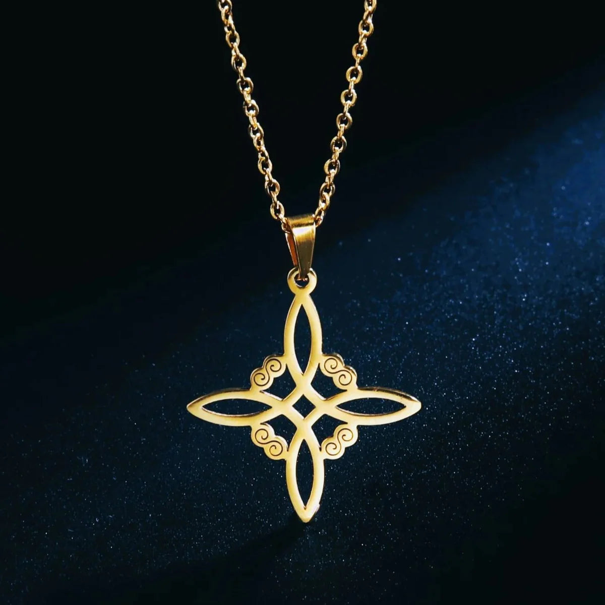 Collier "Égide Sacrée" - Noeud de Sorcière