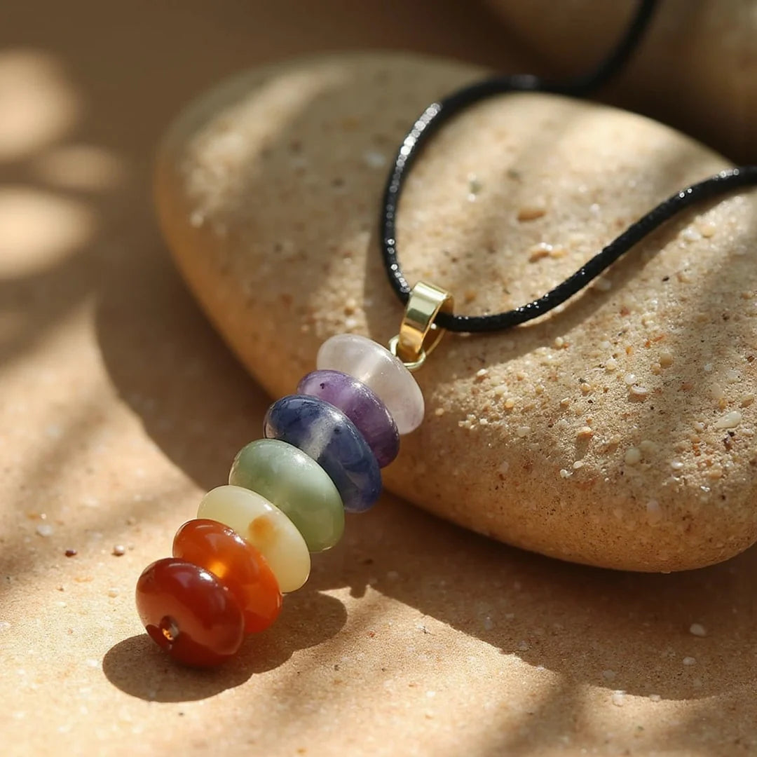 Collier Pendentif "Harmonie des Chakras"