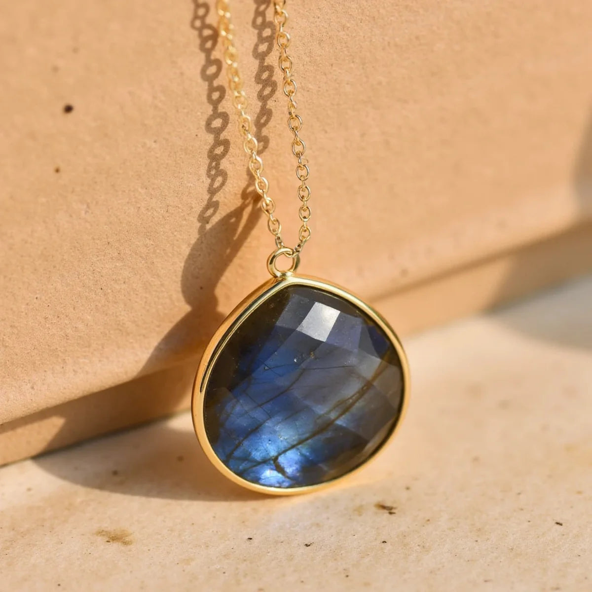 Collier en Labradorite "Protection Céleste"