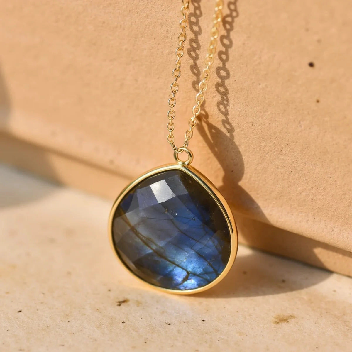 Collier en Labradorite - Protection Céleste