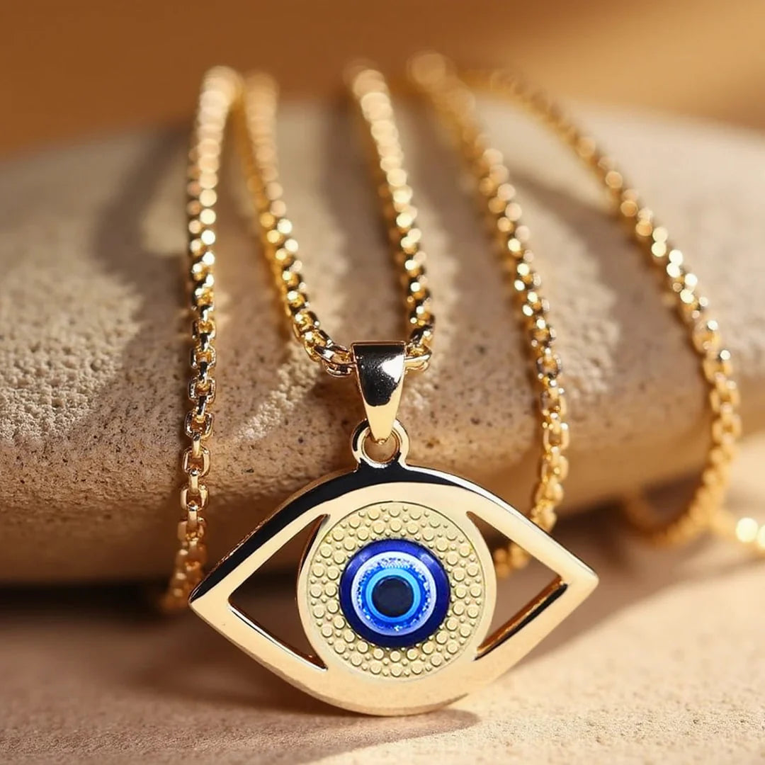Collier Protection du Mauvais Oeil - Bleu de Nazar
