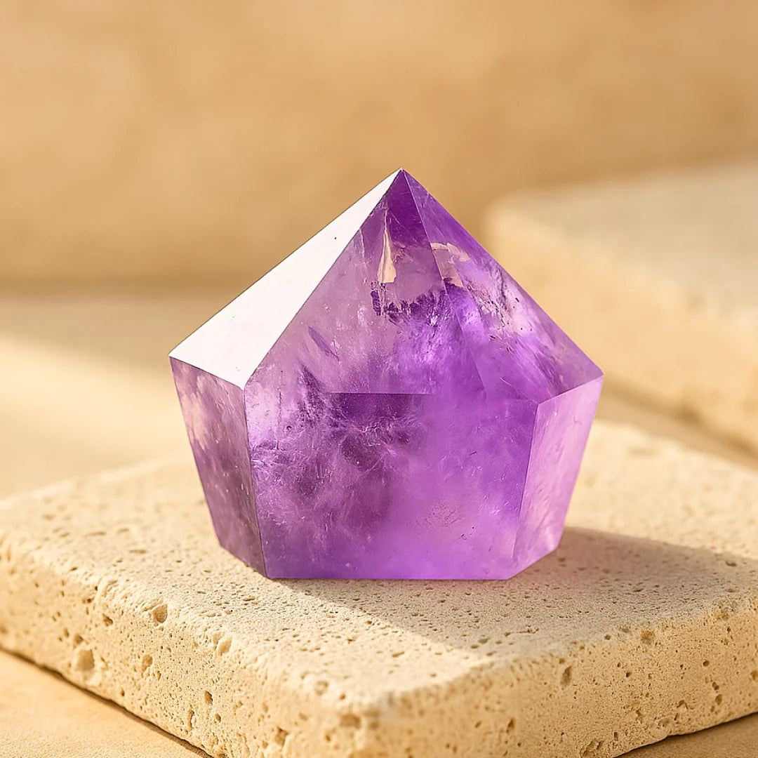 Pointe "Onirique" en Améthyste