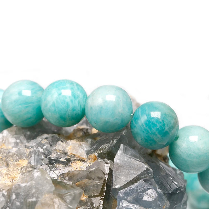 Bracelet "Lagon Clément" en Amazonite