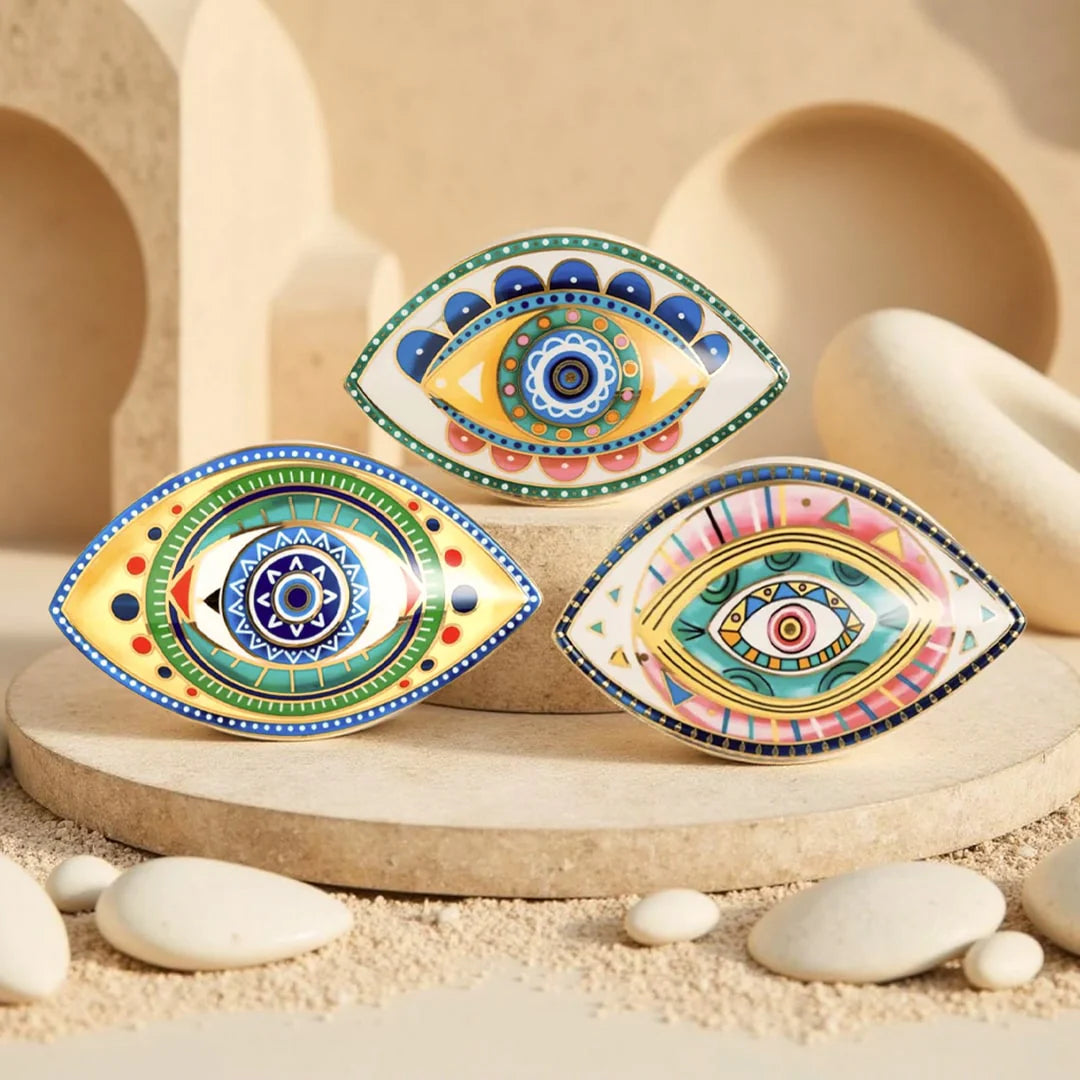 Décoration "Mauvais Œil" en Céramique - Gardien Spirituel