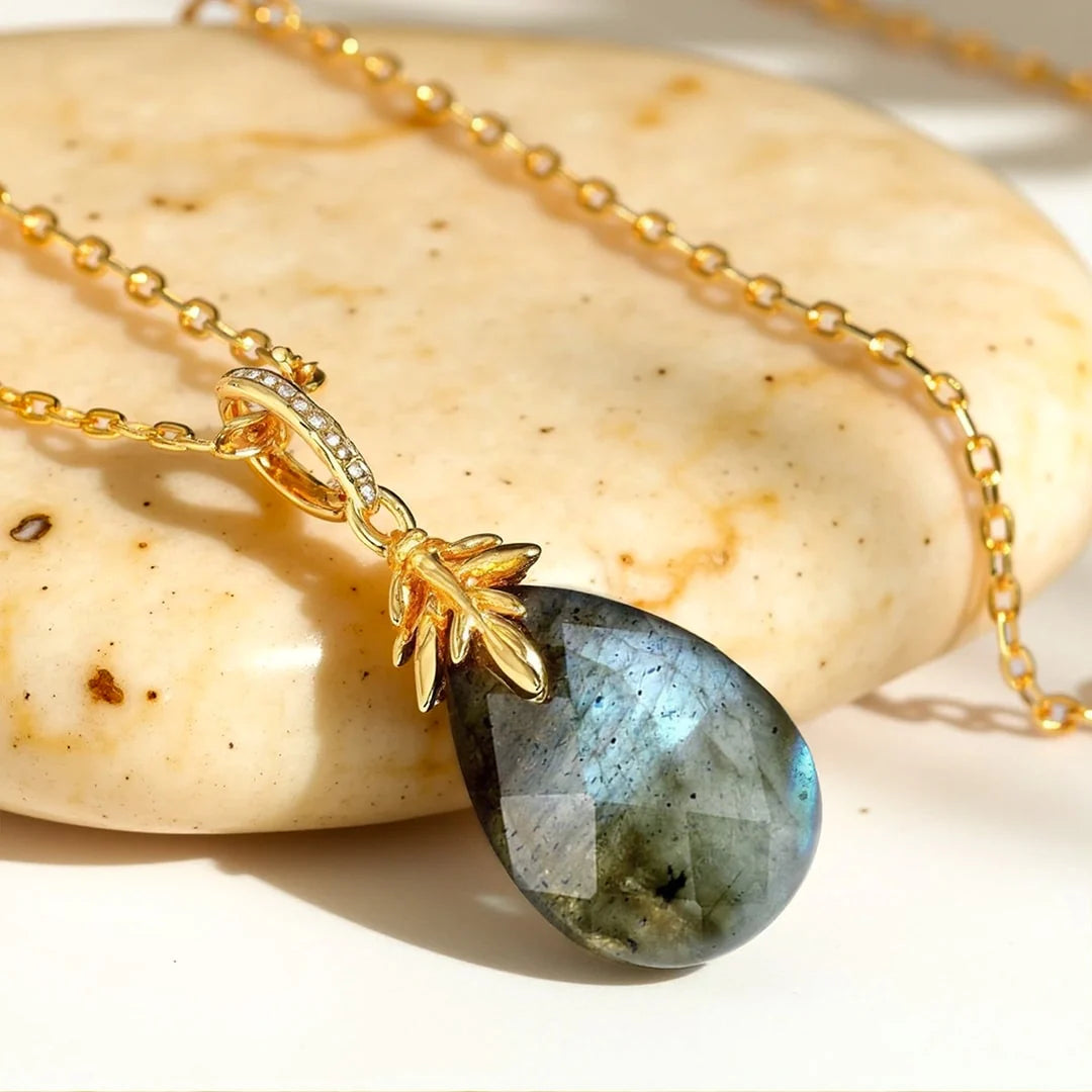 Pendentif en Labradorite - Protection Céleste
