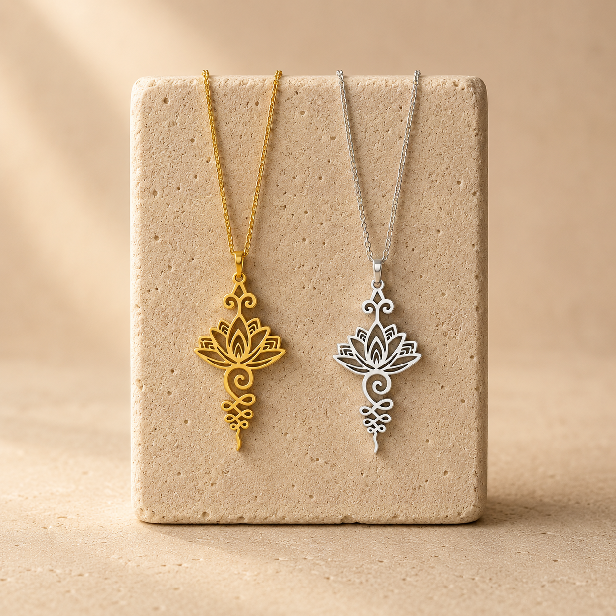 Collier Pendentif - Lotus Unalome