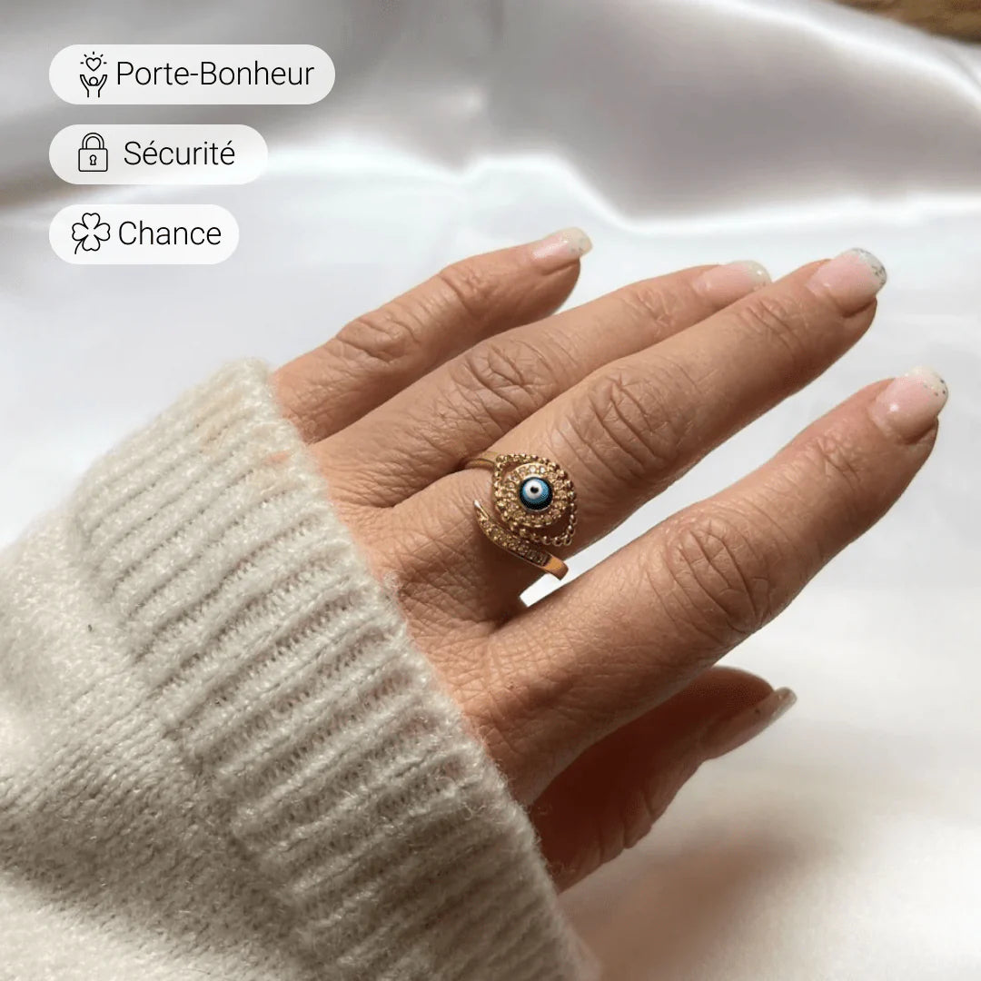 Bague Ajustable "Oeil de Chance"