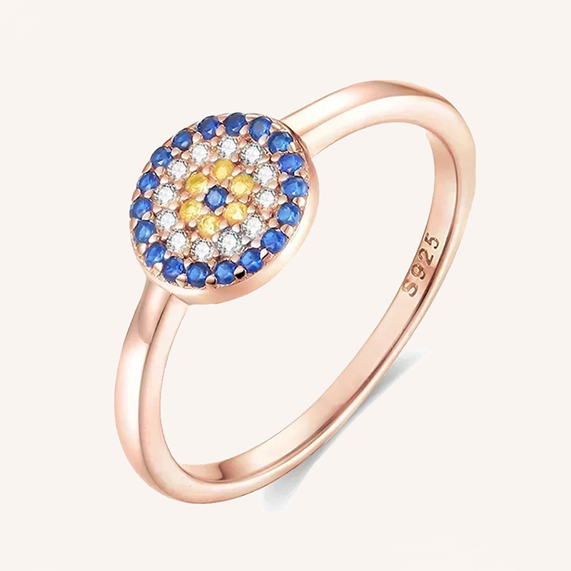 Bague Œil Bleu de Protection