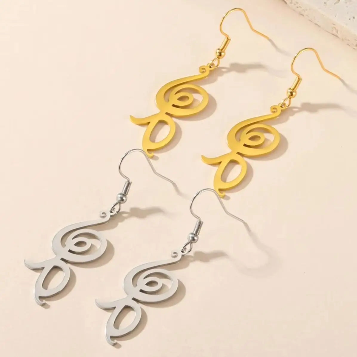 Boucles d'Oreilles Pendantes "Hakuna"