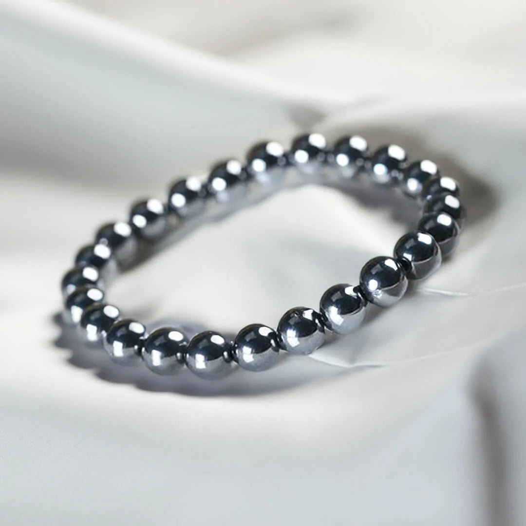 Bracelet "Pulse Énergétique" en Hématite