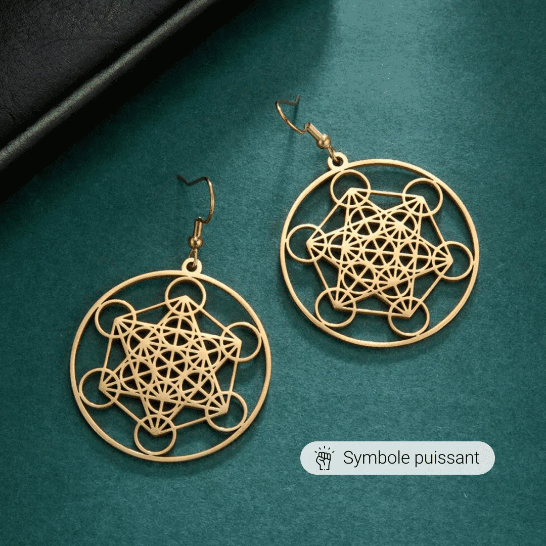 Boucles d'Oreilles Métatron