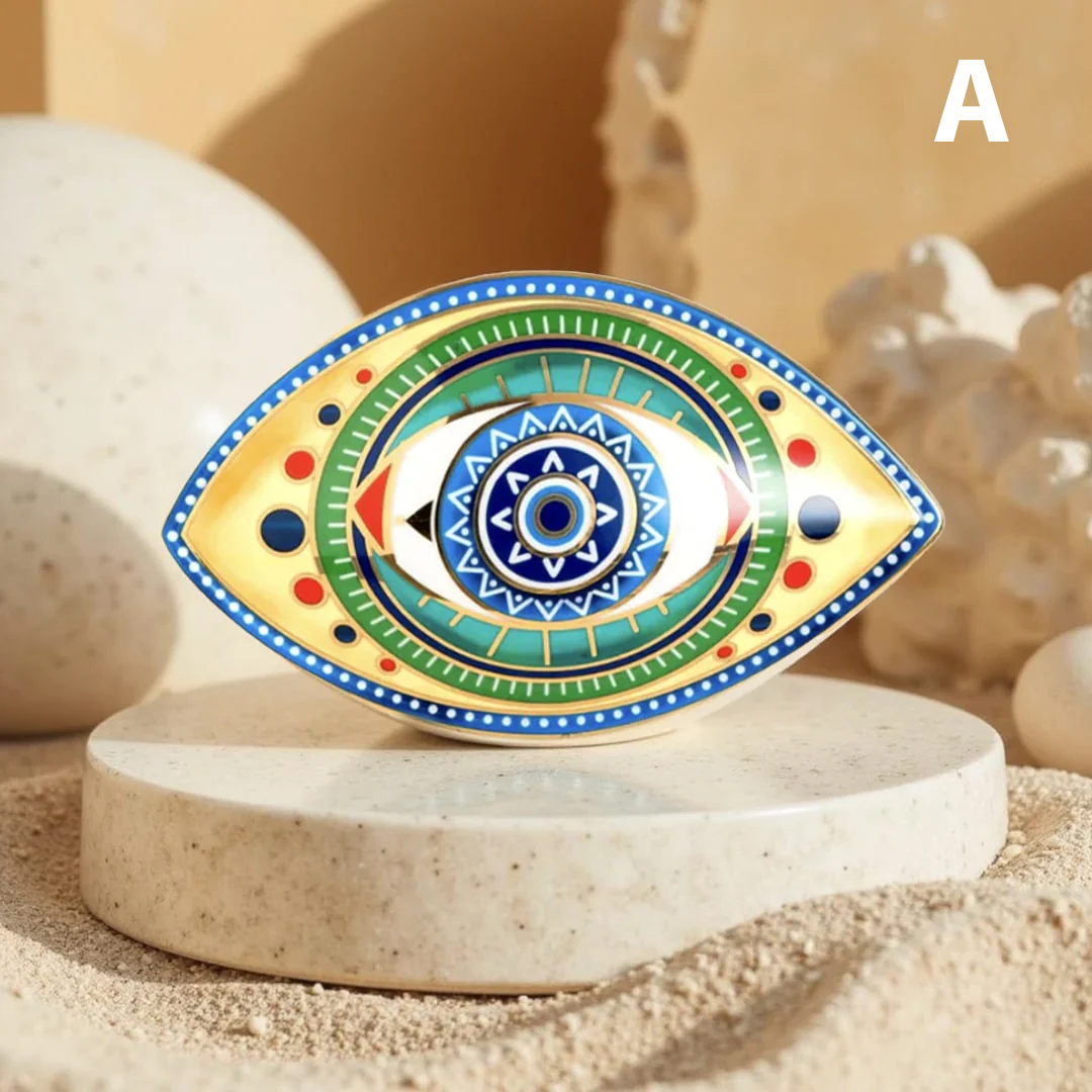 Décoration "Mauvais Œil" en Céramique - Gardien Spirituel