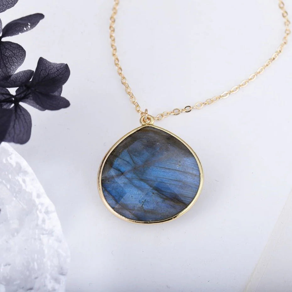 Collier en Labradorite "Protection Céleste"