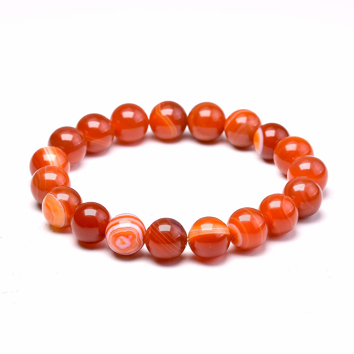 Bracelet "Elan de vie" en Cornaline