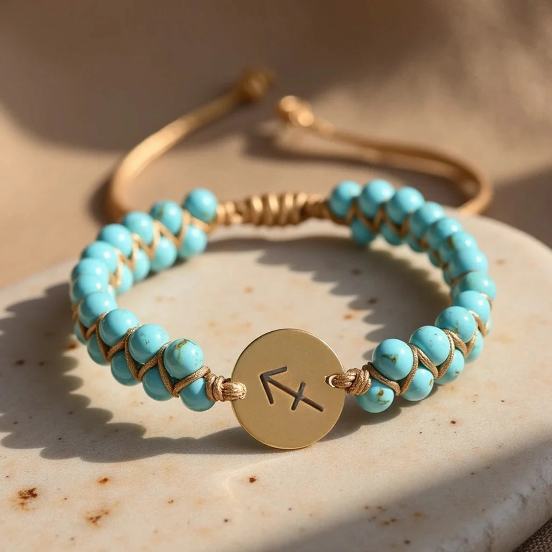 Bracelet "Signes du Zodiaque" en Pierres Naturelles