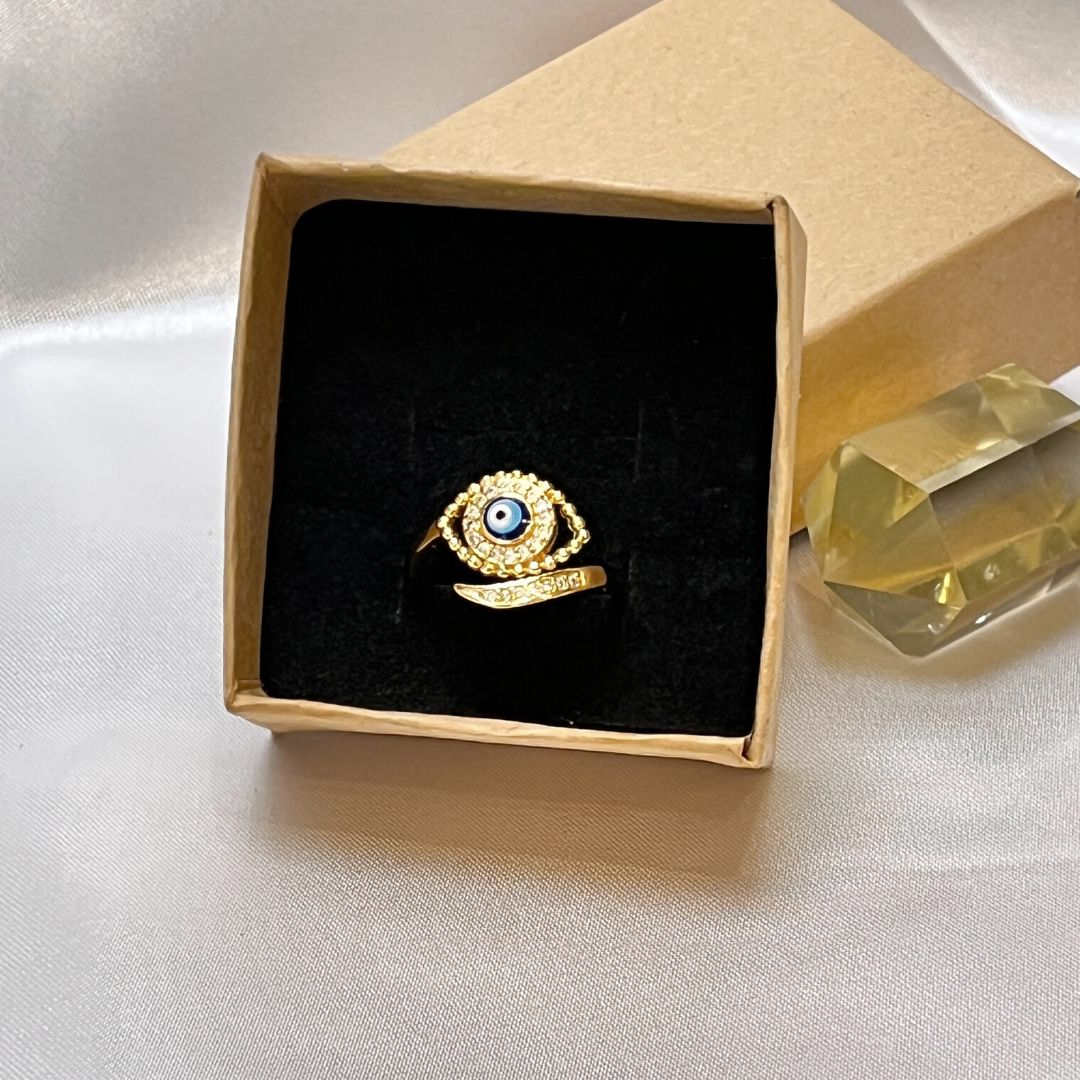 Bague Ajustable "Oeil de Chance"