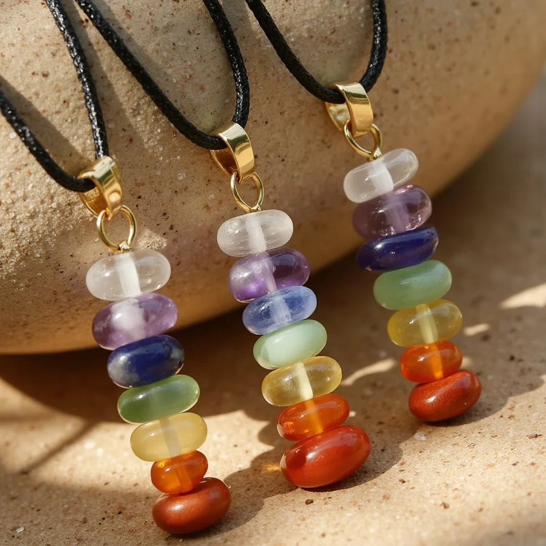 Collier Pendentif "Harmonie des Chakras"