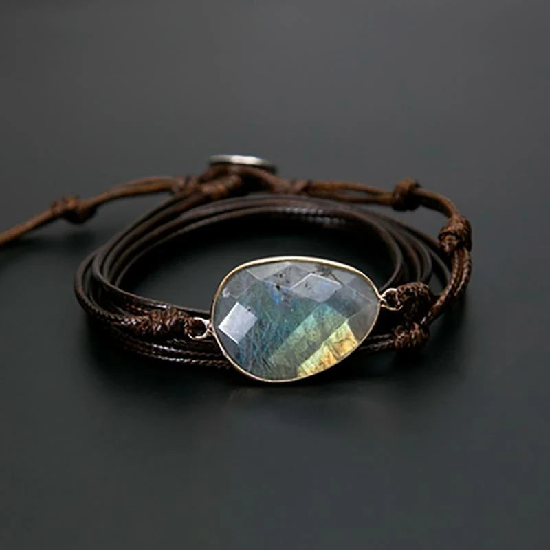 Bracelet en Labradorite "Reflets de l’Âme"