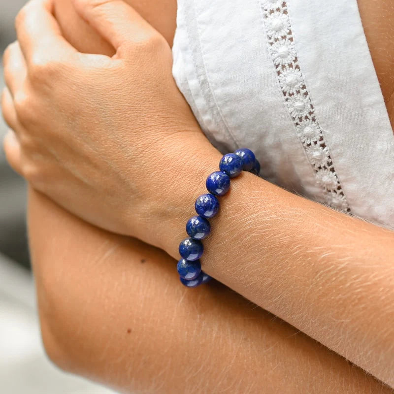 Bracelet "Voix de Vérité" en Lapis Lazuli