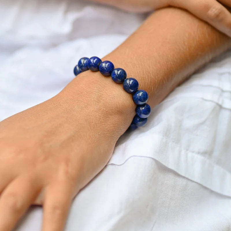 Bracelet "Voix de Vérité" en Lapis Lazuli