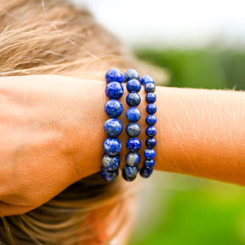 Bracelet "Voix de Vérité" en Lapis Lazuli