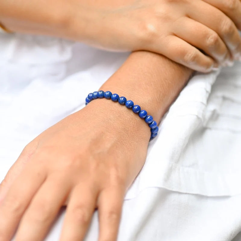 Bracelet "Voix de Vérité" en Lapis Lazuli