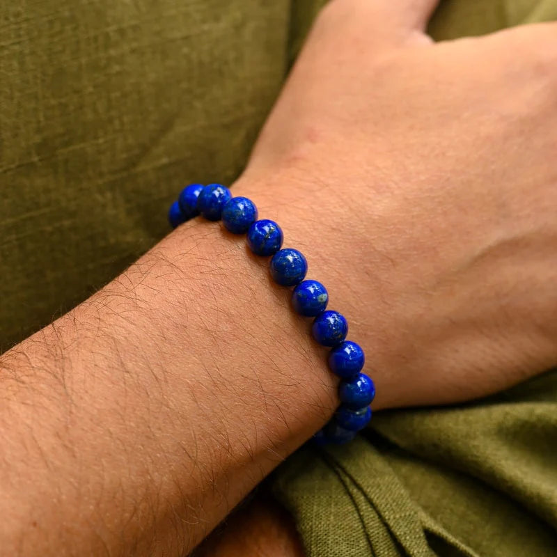 Bracelet "Voix de Vérité" en Lapis Lazuli