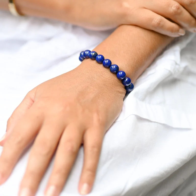 Bracelet "Voix de Vérité" en Lapis Lazuli