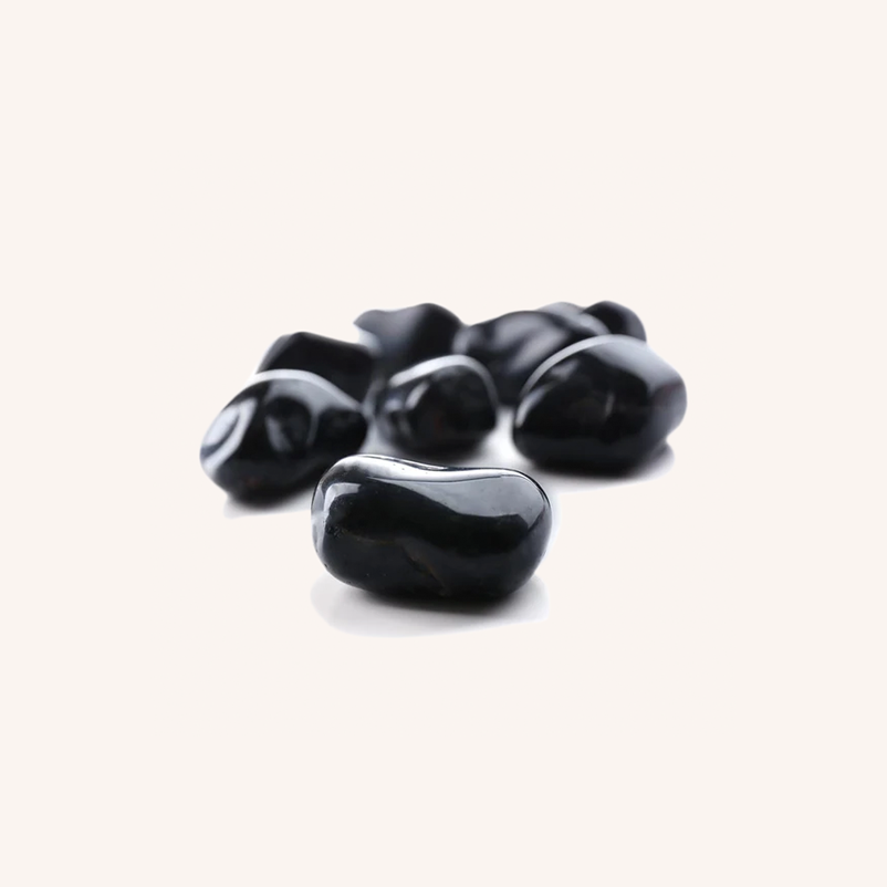 Bague "Bouclier d'Energie" en Onyx Noir & Argent