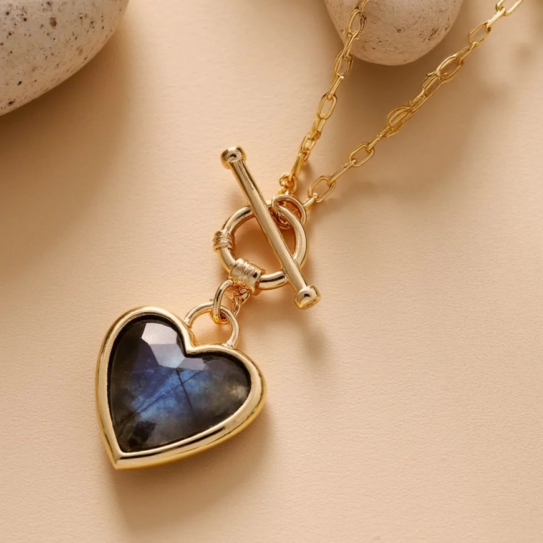 Pendentif en Pierres Naturelles - Equilibre du Cœur