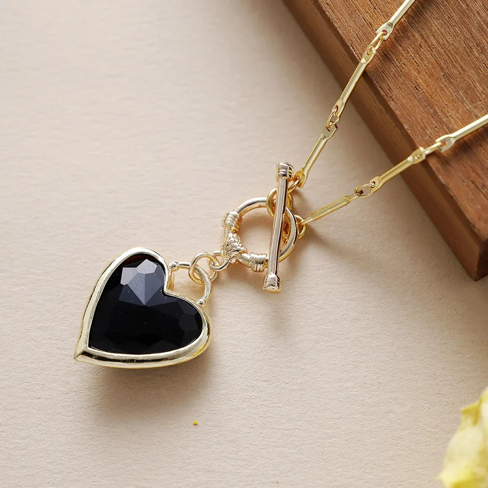 Pendentif en Pierres Naturelles - Equilibre du Cœur