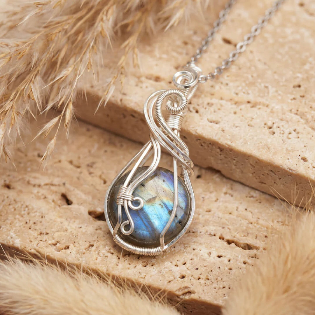 Pendentif en Labradorite - Vision de l’Âme