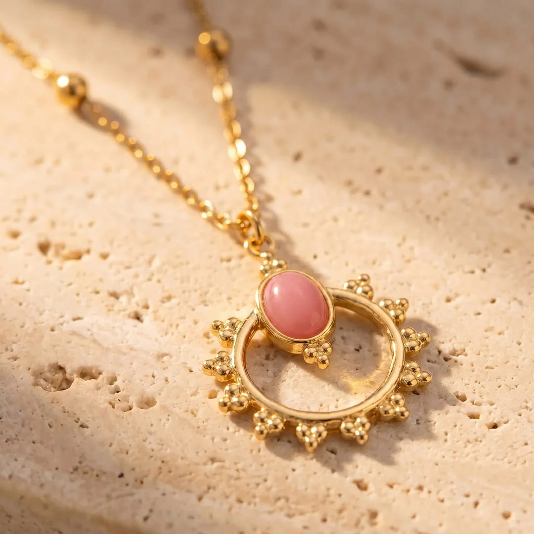 Pendentif en Rhodochrosite - Éclat de Vénus