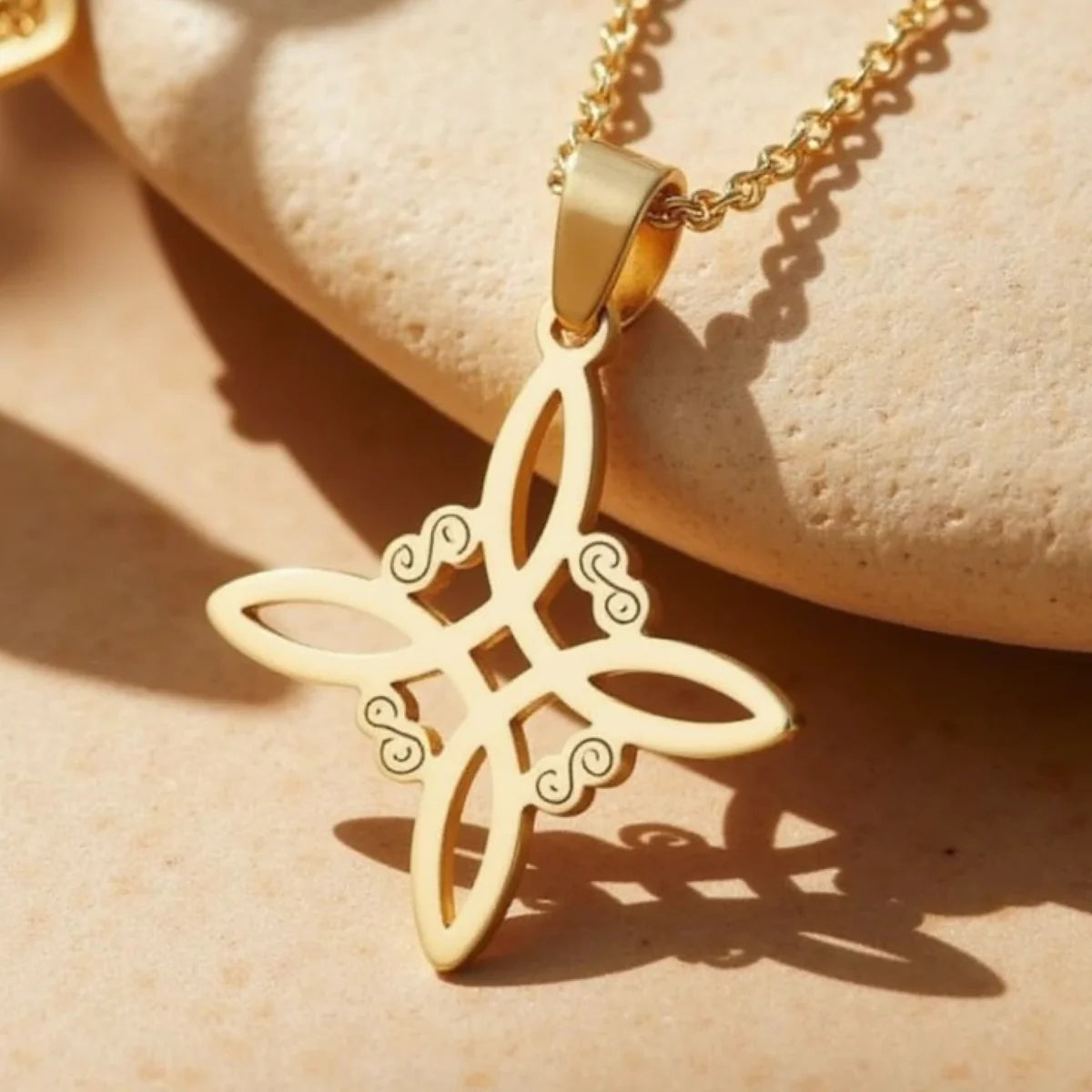 Collier "Égide Sacrée" - Noeud de Sorcière