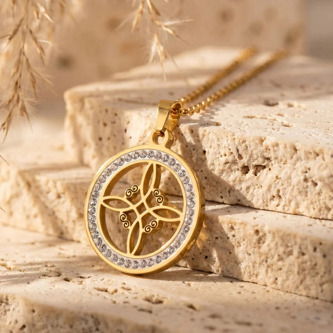 Pendentif Nœud de Sorcière - Cercle de Protection