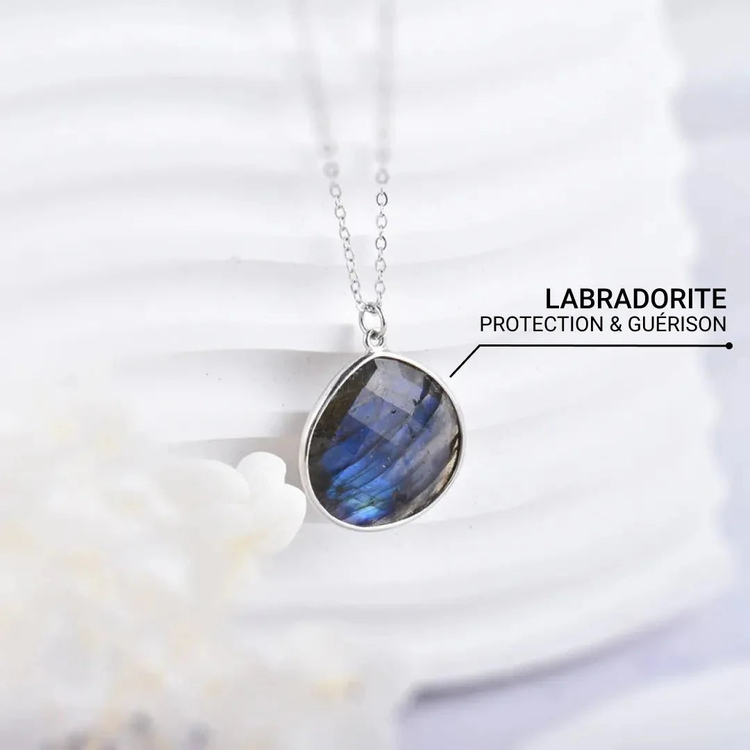 Collier en Labradorite "Protection Céleste"