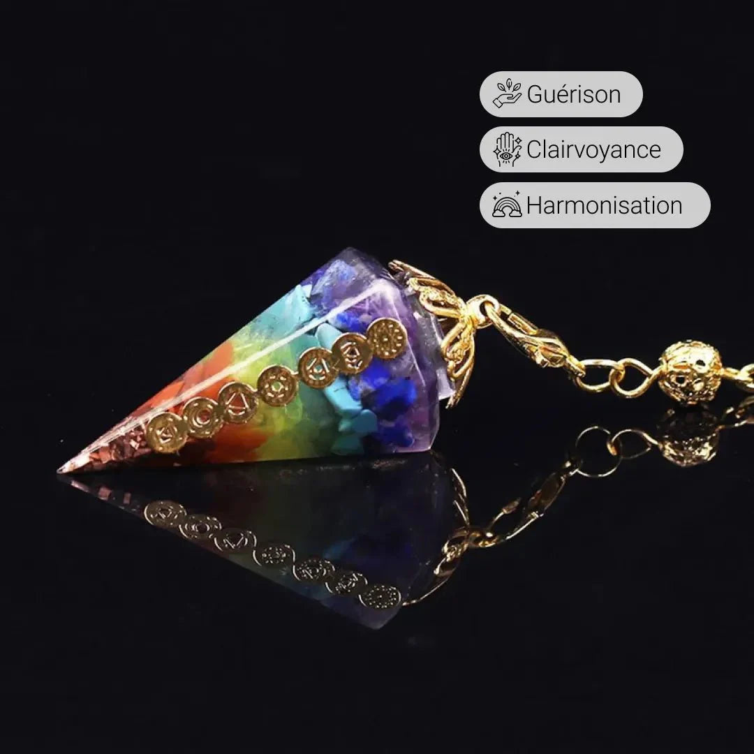 Pendule Divinatoire 7 chakras