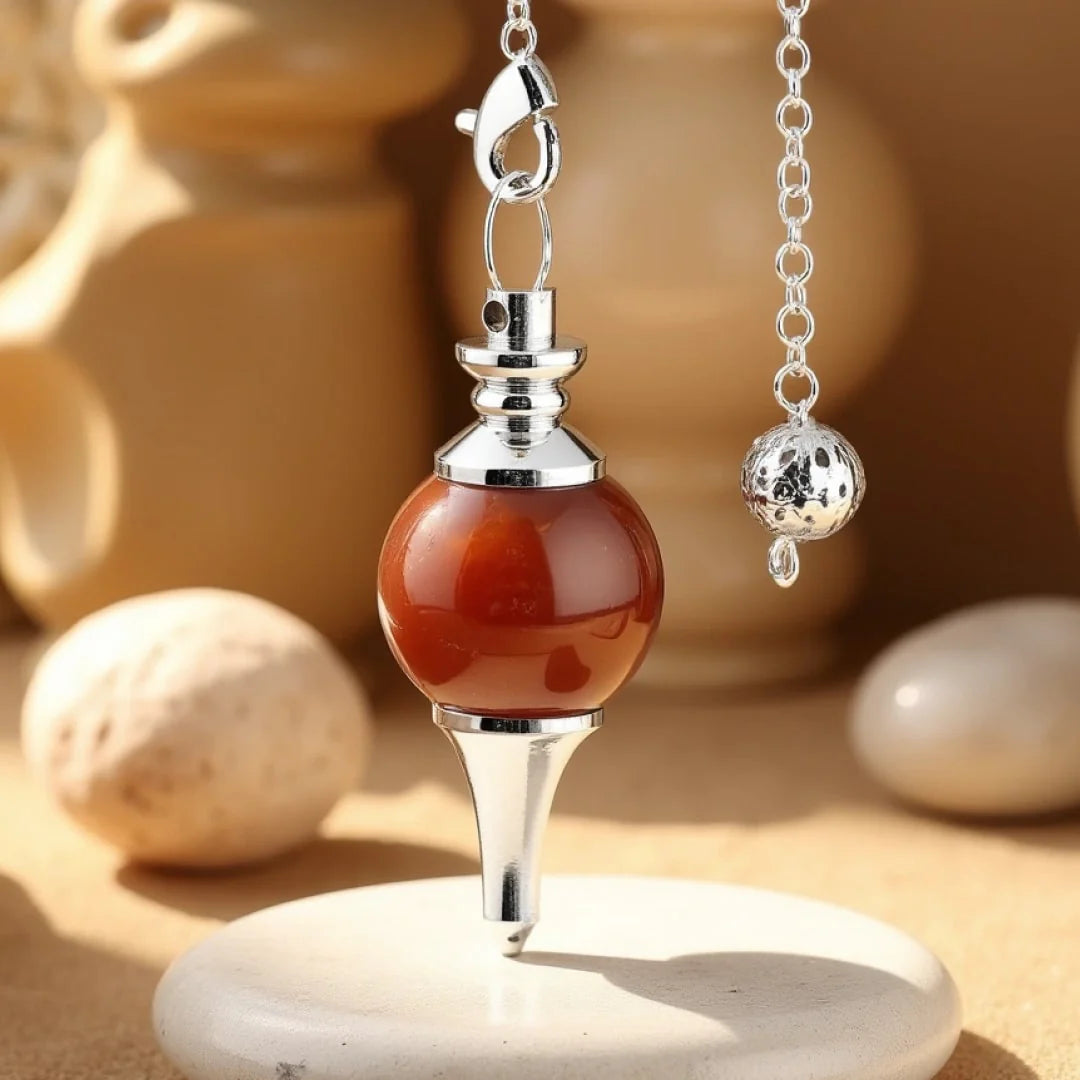Pendule Divinatoire en Pierre Naturelle