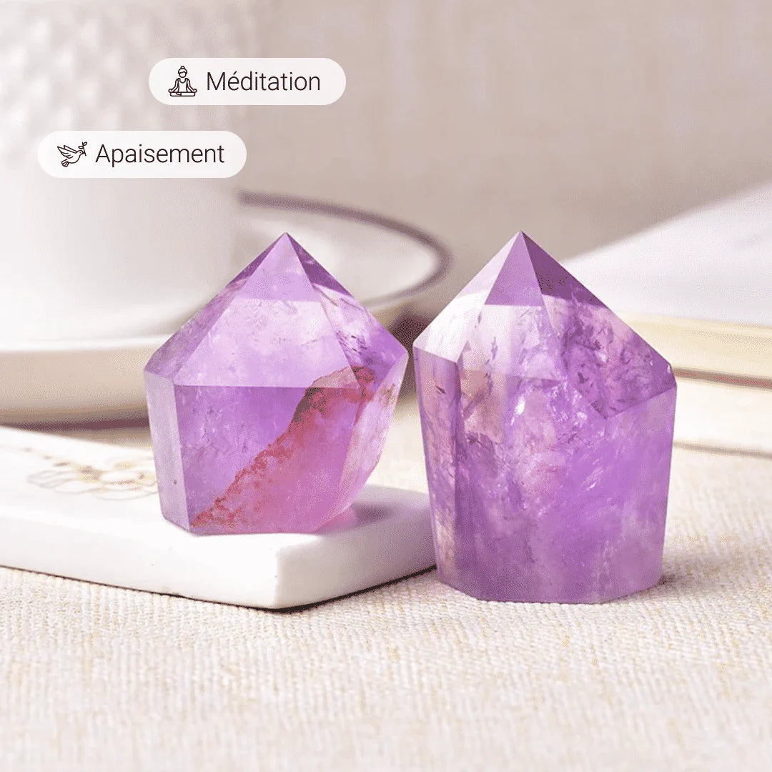 Pointe "Onirique" en Améthyste