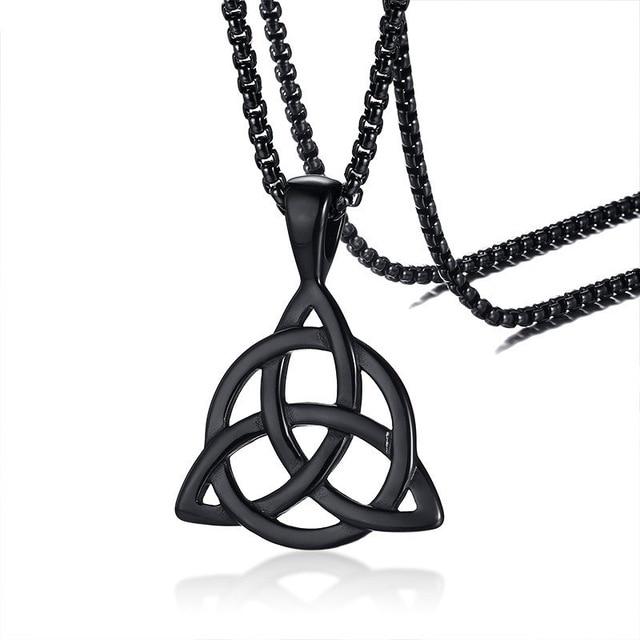 Collier Pendentif Triple Noeud - Triquetra