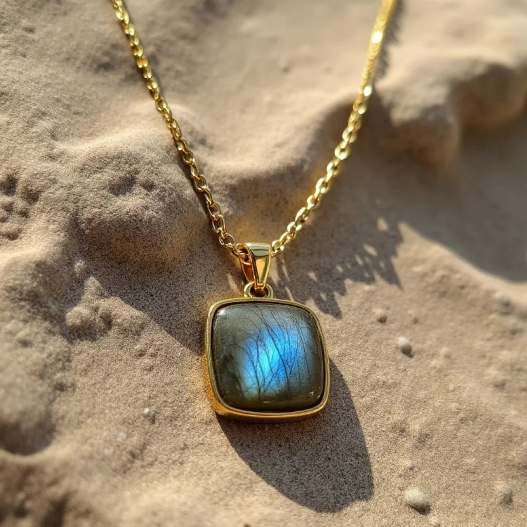 Pendentif en Labradorite - Protection de Lumière