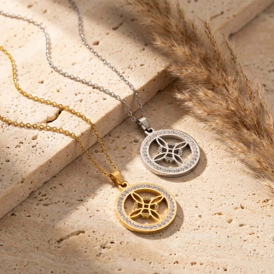 Pendentif Nœud de Sorcière - Cercle de Protection