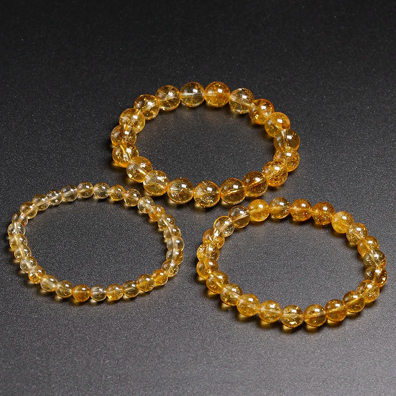 Bracelet "Abondance" en Citrine