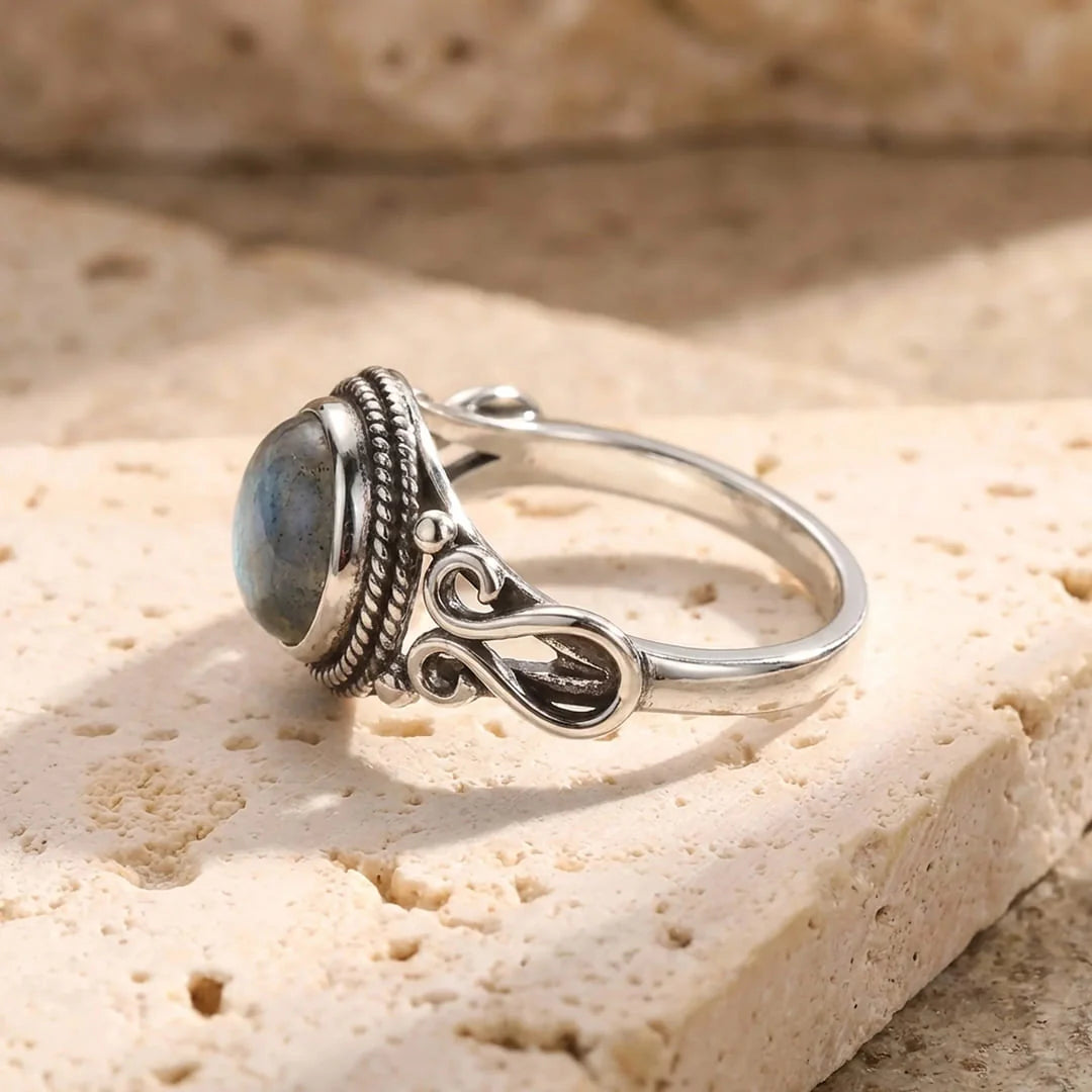 Bague en Labradorite & Argent - Nephtys