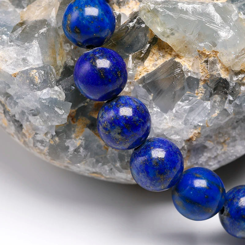 Bracelet "Voix de Vérité" en Lapis Lazuli